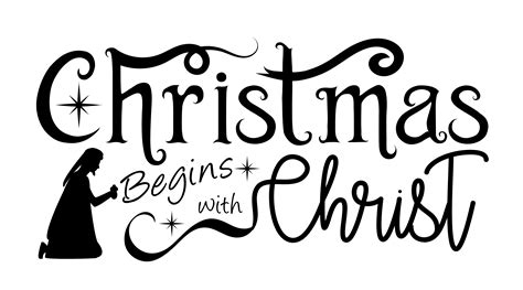 Religious Christmas Quotes, 13 Christmas Messages, SVG, JPG