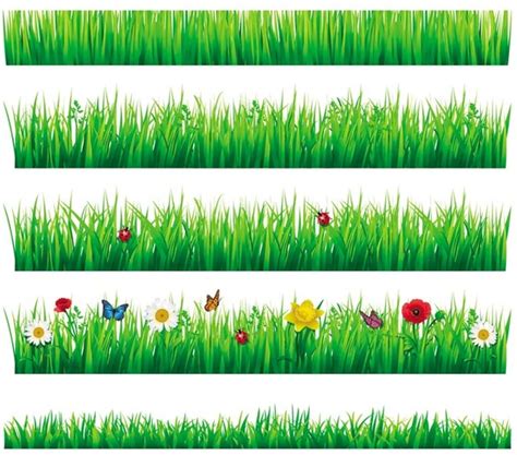 Cartoon grass border free vector download (25,723 Free vector) for commercial use. format: ai ...