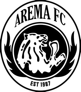 Arema Footbal Club Black White Logo PNG Vector (EPS) Free Download