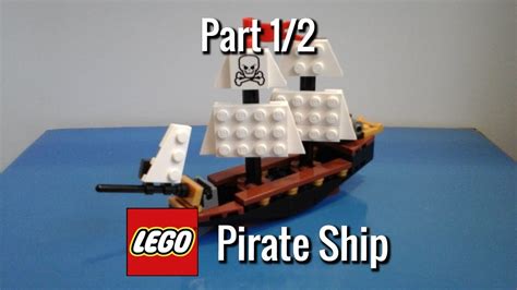 How To Build: Mini LEGO Pirate Ship (Part 1/2) - YouTube