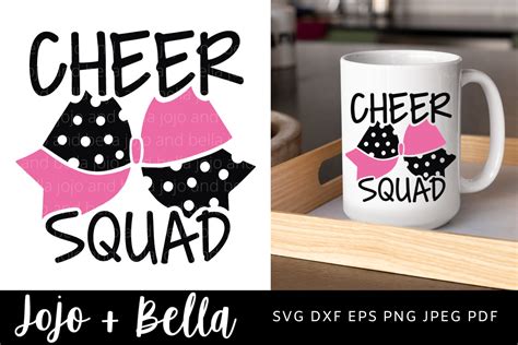 Cheer Squad Svg, Cheer SVG, Cheerleading Graphic by Jojo & Bella ...