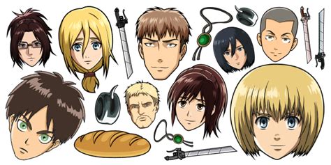 Attack on Titan Cursor Collection - Custom Cursor