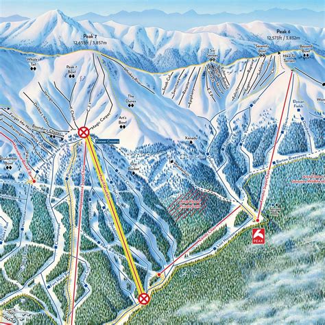 Breckenridge Ski Resort Map