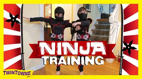 Kids Ninja Training Obstacle Course - YouTube