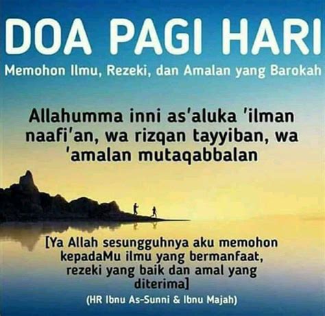 Tazkirah 147 : Doa Pagi Hari