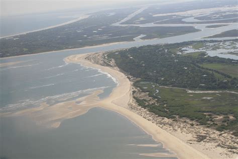 Dewees Front Beach Aeriel Photograph - Dewees Island, Charleston, SC