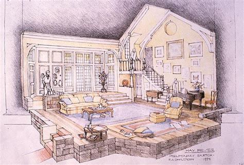 Robert A. Dahlstrom - Designer | Scenic design sketch, Set design ...