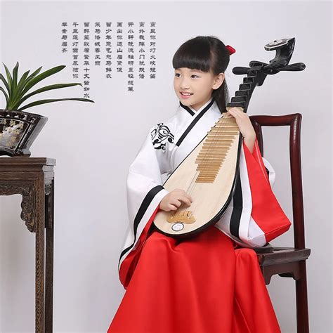 Children's Day Hanfu Chinese Clothing Embroidered Costume quju Shenyi Skirt Long Coat Jacket ...