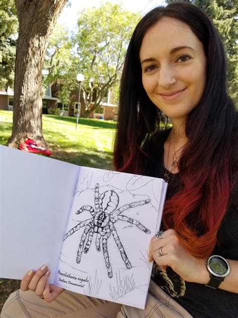 BUGGY BOOK REVIEW: “The Old World Tarantula Coloring Book” by Laura Airey Le – Dave the Bug Guy