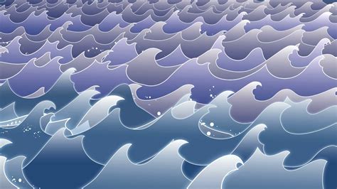 2d Animation With Layers Of Blue Waves Stock Motion Graphics SBV-302007996 - Storyblocks