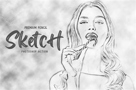 Pencil Sketch Photoshop Action - FilterGrade