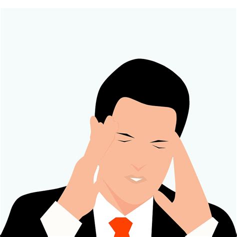 Man in stress clipart. Free download transparent .PNG | Creazilla