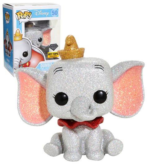 Funko POP! Disney #50 Dumbo (Glitter) - Diamond Collection - Hot Topic ...