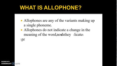 PHONEME AND ALLOPHONE IDENTIFICATION MADE BY RESA - YouTube