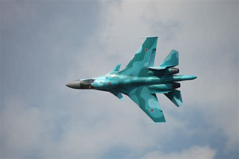 Download Military Sukhoi Su-34 4k Ultra HD Wallpaper