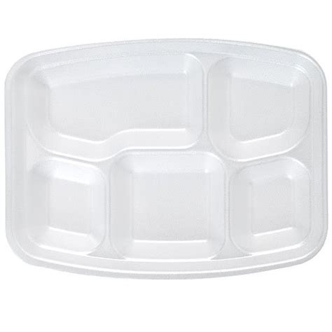 Dinner Plates With Compartments. (Set of 6) Microwave Food Storage Tray ...