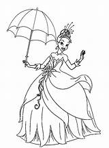 Princess Tiana Coloring Page  Free Printable Pages For Kids sketch template