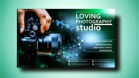 How To Make Professional Photography Banner Design In Coreldraw | Make Photography Banner Design ...