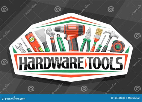 Vector Logo For Hardware Tools | CartoonDealer.com #194401338