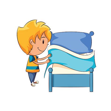 Making Bed Clip Art, Vector Images & Illustrations - iStock