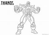 Marvel Thanos Coloring Pages  Free Printable sketch template