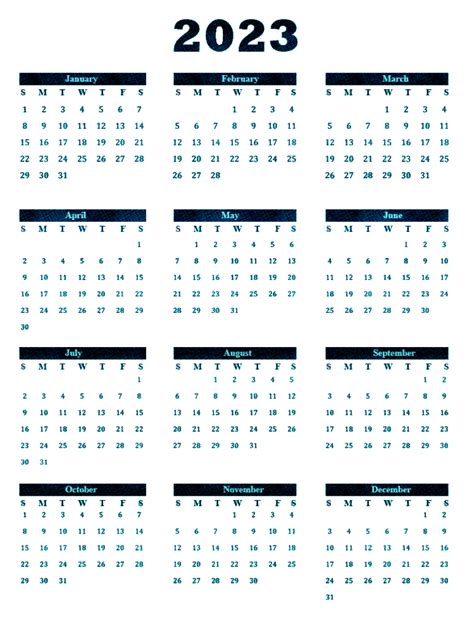 Calendar 2023 Png Images Transparent Free Download Pngmart - Riset