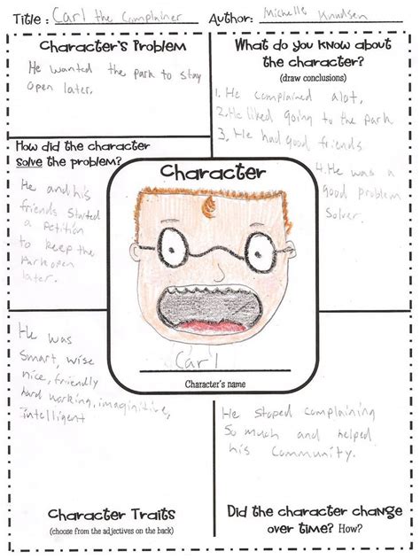 72 best ideas about Character Traits on Pinterest | Graphic organizers, Literacy and Character ...