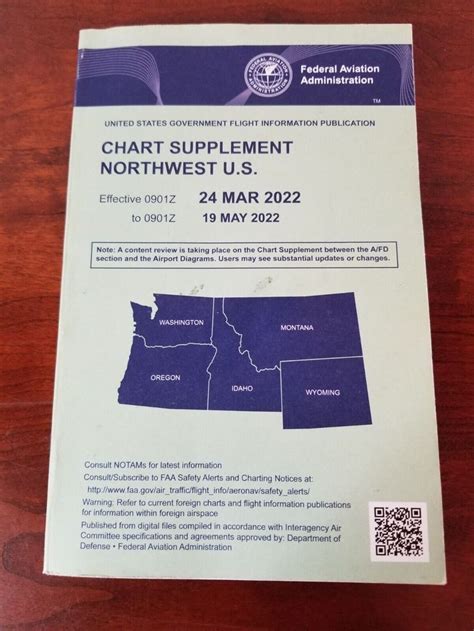 FAA Chart Supplement Northwest US 3/24/22 to 5/19/22 Civil Flight ...