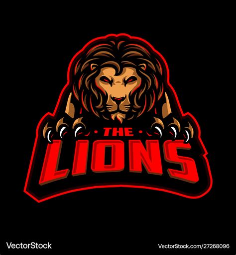 Lion sport logo Royalty Free Vector Image - VectorStock