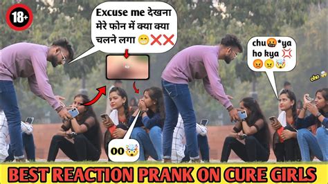 Unexpected 🤯 Reaction on Girls 😅 || Best Reaction Prank On Cute Girls || srk prank Tv #prank # ...