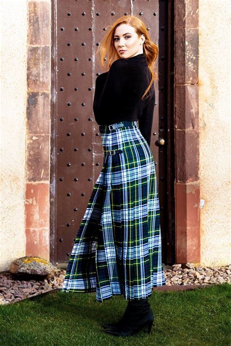 Lady's Custom Tartan Hostess Kilt | Tartan fashion, Scottish clothing ...