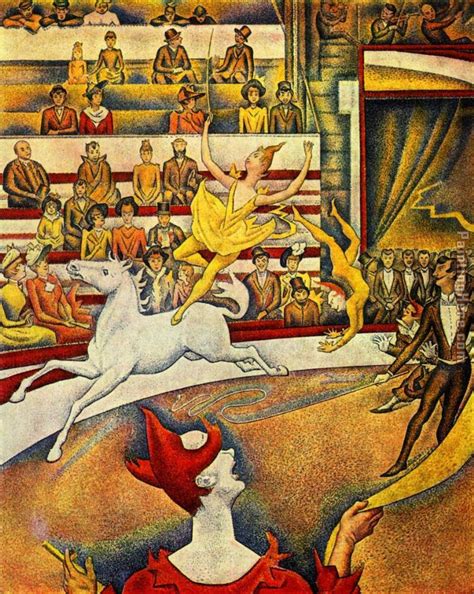 Georges Seurat The Circus painting anysize 50% off - The Circus painting for sale