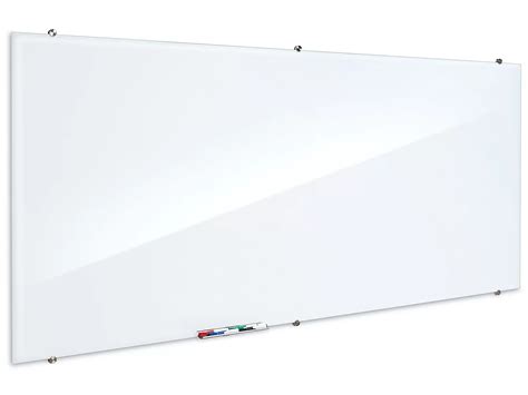 Magnetic Glass Dry Erase Board - White, 8 x 4' H-7805 - Uline