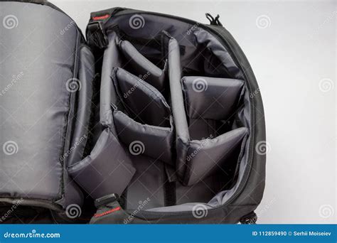 Black photography backpack editorial image. Image of protective - 112859490