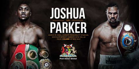 Heavyweight World Unification Fight Anthony Joshua vs Joseph Parker