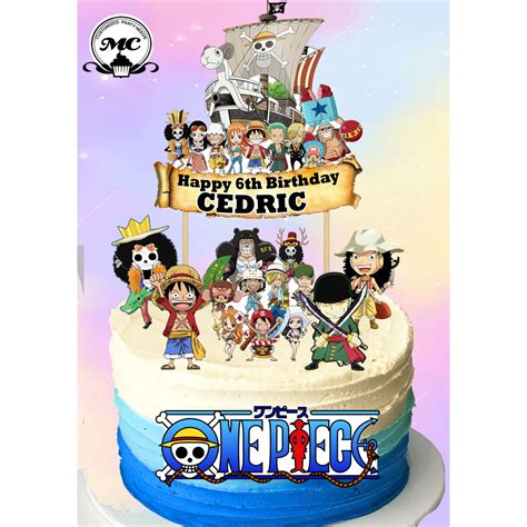 ONE PIECE Theme cake topper | Shopee Philippines