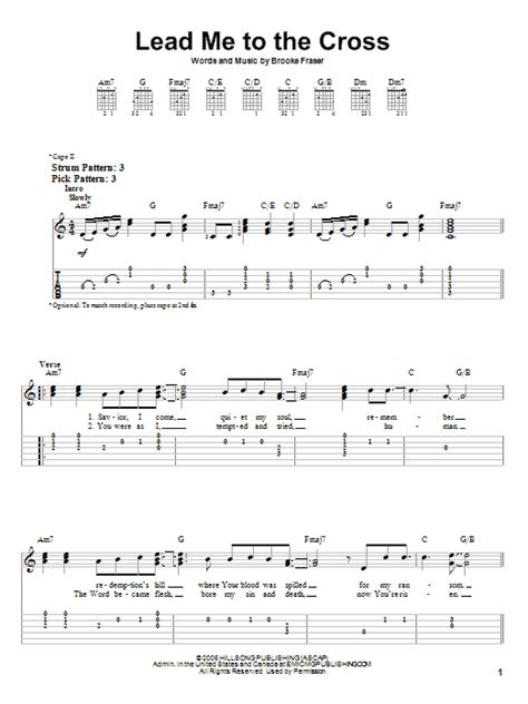 Lead Me To The Cross | Sheet Music Direct