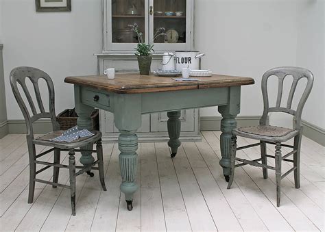 distressed antique farmhouse kitchen table by distressed but not forsaken | notonthehighstreet.com