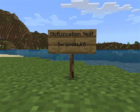 Minecraft Water Sign