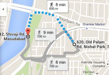 How to Calculate Walking Distances using Google Maps