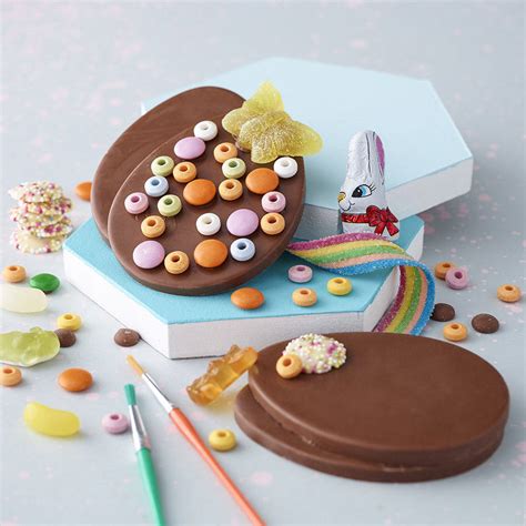 Chocolate Easter Eggs Decorating Kit By Cocoapod Chocolates | notonthehighstreet.com