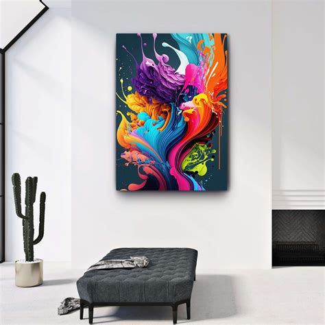 Abstract Wall Art Colorful | MusaArtGallery™