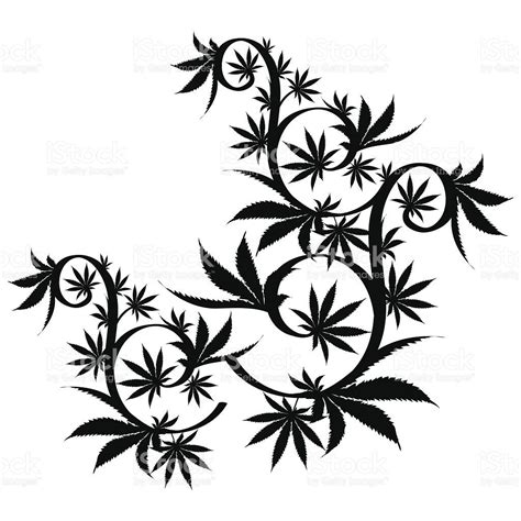 Simple Weed Leaf Drawing at GetDrawings | Free download