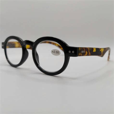 Round Reading Glasses, Available in 3 Colours, Black, Green and ...