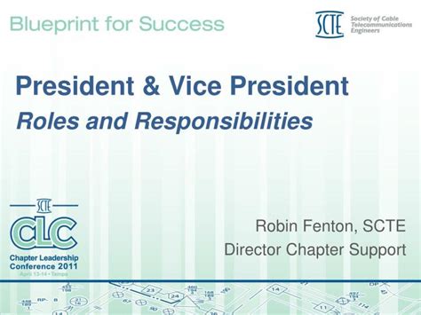 PPT - President & Vice President Roles and Responsibilities PowerPoint ...