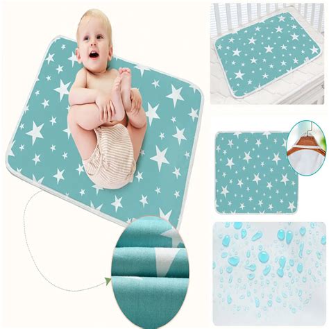 Washable Newborn Baby Mattress Breathable Supplies Waterproof Crib Sheet Urine Supply Mattresses ...