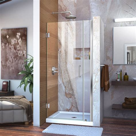 Frameless Pivot Glass Shower Doors - Image to u