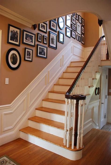 40 Must Try Stair Wall Decoration Ideas - Bored Art