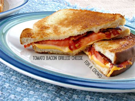 Tomato Bacon Grilled Cheese Sandwiches for a Crowd - Frugal Upstate