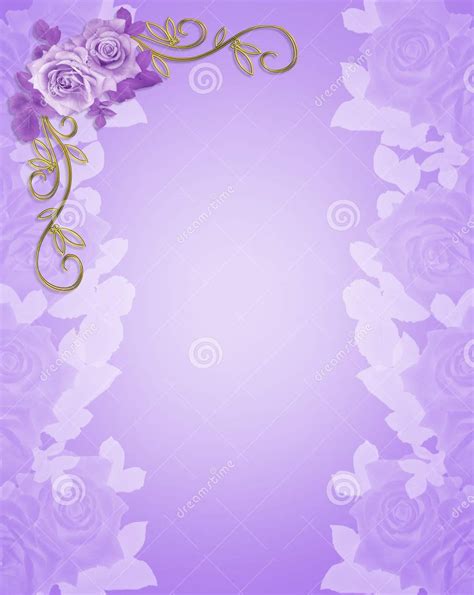 Purple Invitation Template